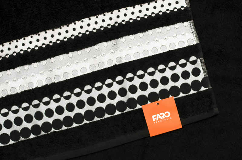 Ręcznik Silver 70x140 czarny Faro