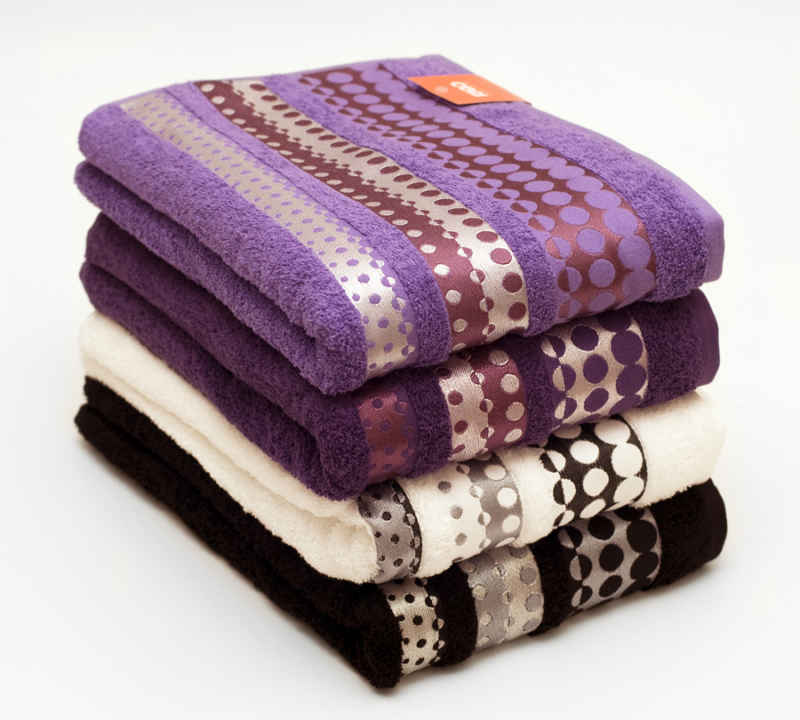 Ręcznik Silver 70x140 czarny Faro - obrazek 2