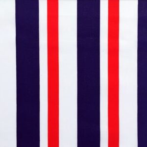 Pościel bawełniana 160x200 223d Pasy granatowo-czerwono-białe