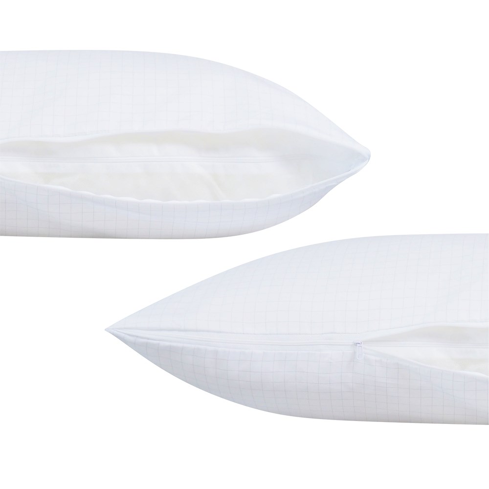 Poduszka antyalergiczna 40x40 Antystres gładka 200g biała AMZ - obrazek 7