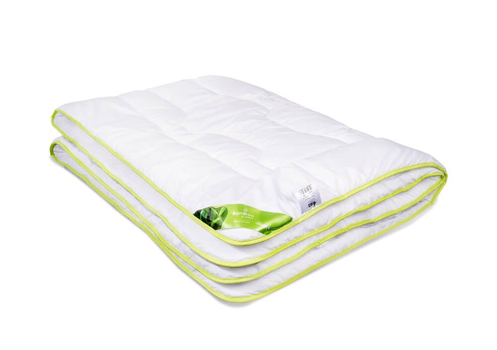 Kołdra antyalergiczna 200x220 Bamboo całoroczna 1600 g biała AMZ - obrazek 2