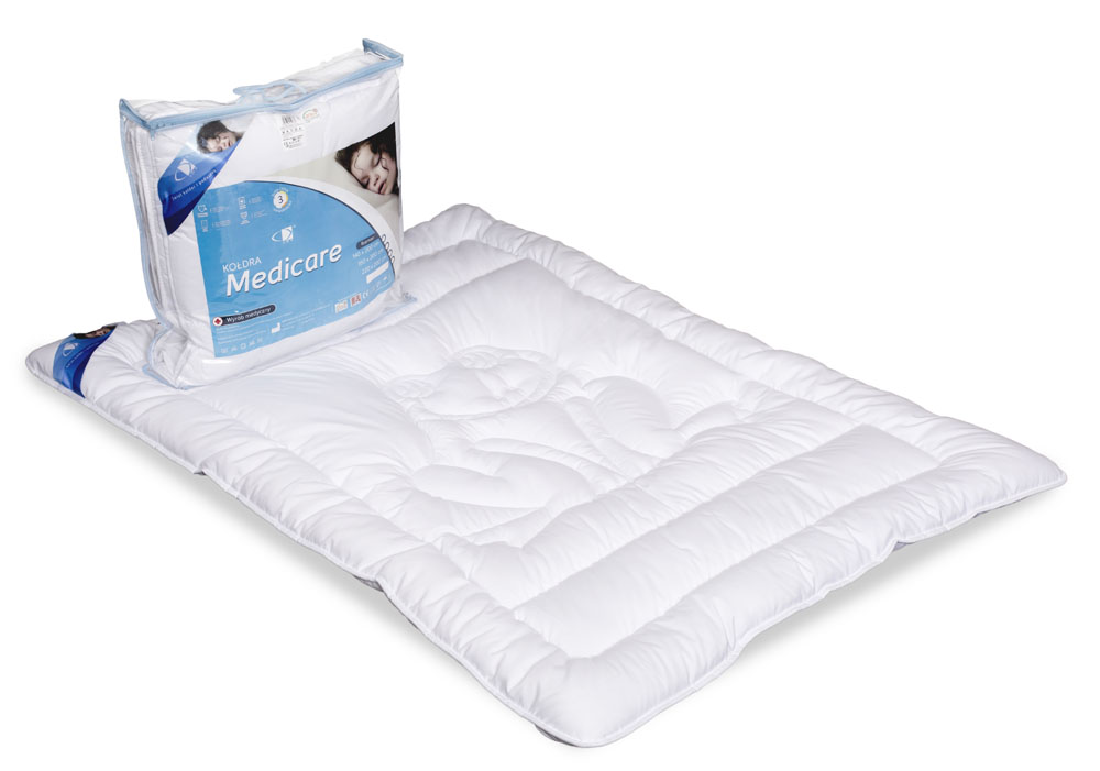 Kołdra Dziecięca 90x120 Medicare Biała 100% Microfibra AMW - obrazek 2