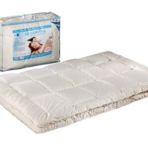 Kołdra antyalergiczna 140x200 Aksamitna Duo 1,20 kg ekri 100% microfibra AMW