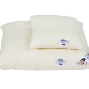 Poduszka antyalergiczna 40x40 Mikrofibra pikowana 200g kremowa AMZ