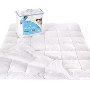 Kołdra antyalergiczna 160x200 Medicare Cztery Pory Roku 0,60 kg+0,80 kg biała100% Microfibra biała AMW