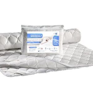 Podkład na materac antyalergiczny 180x200 Medical biały z gumką AMW