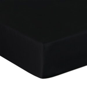 Prześcieradło satynowe z gumką 90x200 czarne 04000966 Darymex