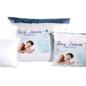 Poduszka antyalergicza 50x60 Easy Dream Antystres 0,45 kg biała z włóknem węglowym AMW