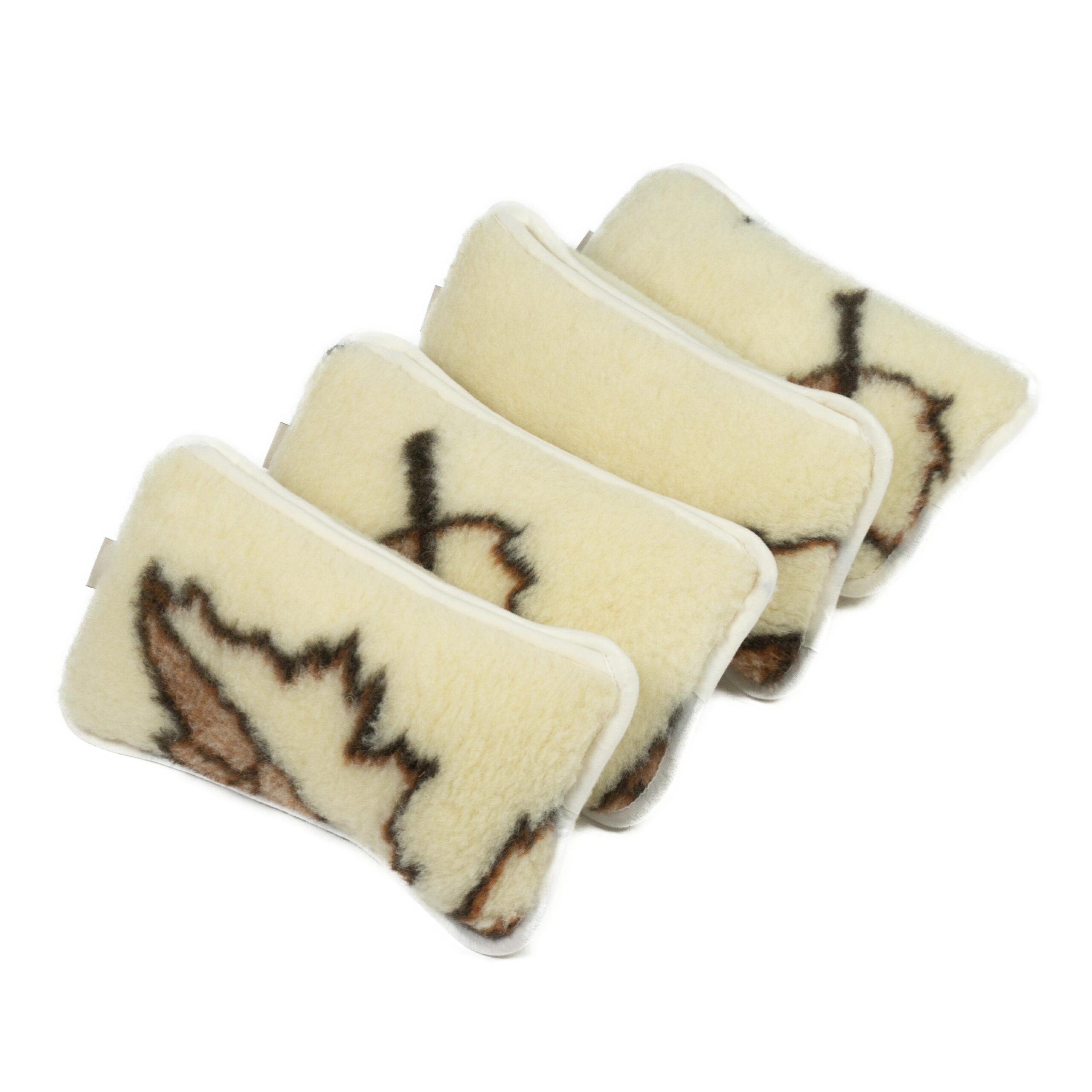 Podpora karku i szyi 20x40 z zamkiem poduszka wełniana - obrazek 4