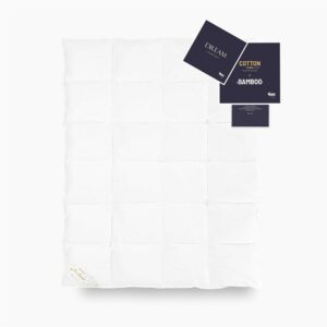 Kołdra puchowa 90% 155x200 Dream ciepła 1200g biała AMZ