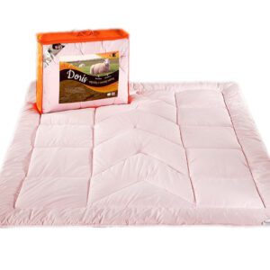 Kołdra wełniana 200x220 Doris różowa 2,20 kg mikrofibra 100% AMW