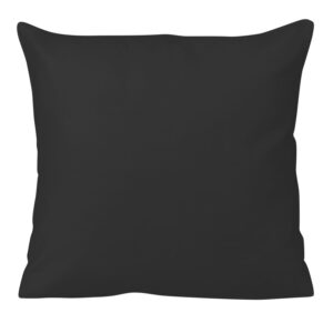 Poszewka satynowa 40x40 czarna jednobarwna Darymex