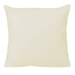 Poszewka satynowa 40x40 kremowa 155 jednobarwna Darymex