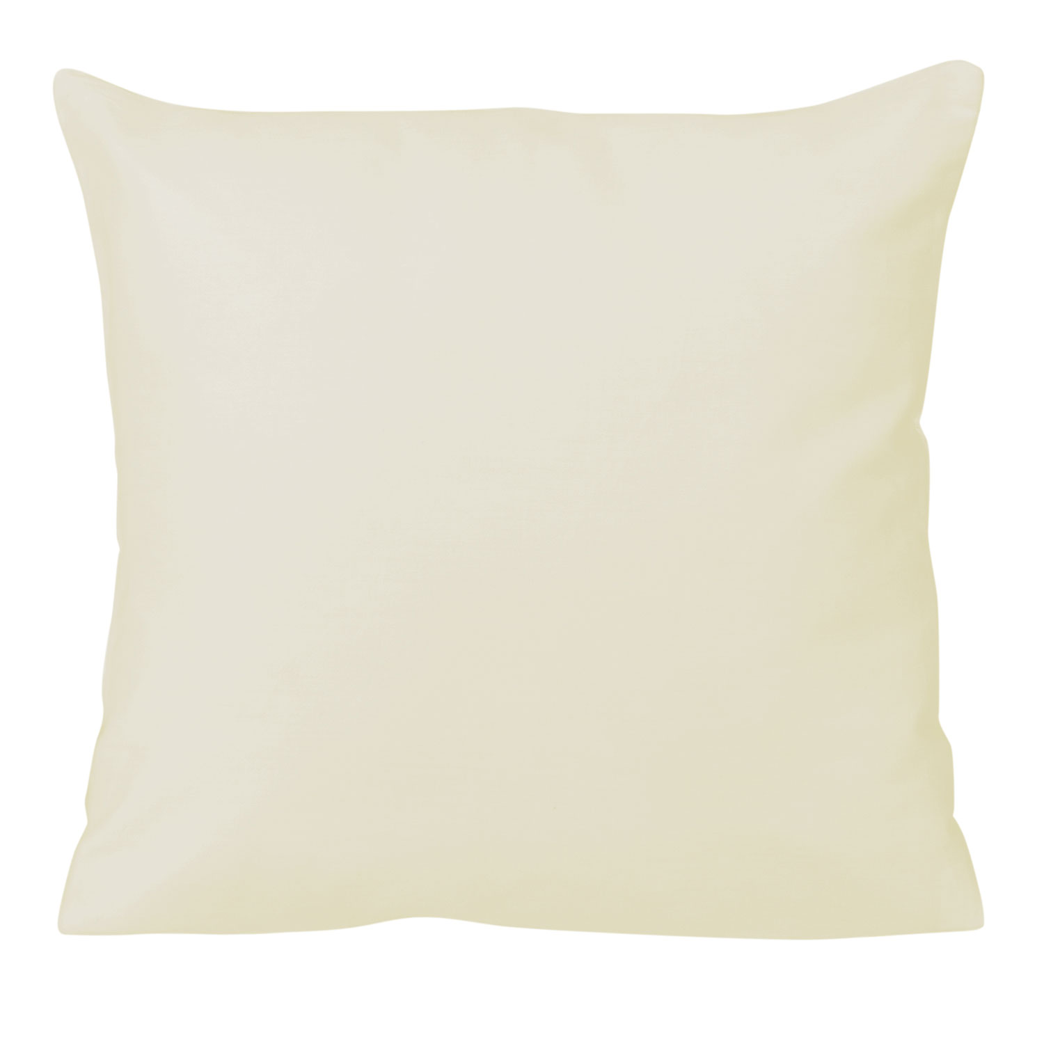 Poszewka satynowa 40x40 kremowa 155 jednobarwna Darymex