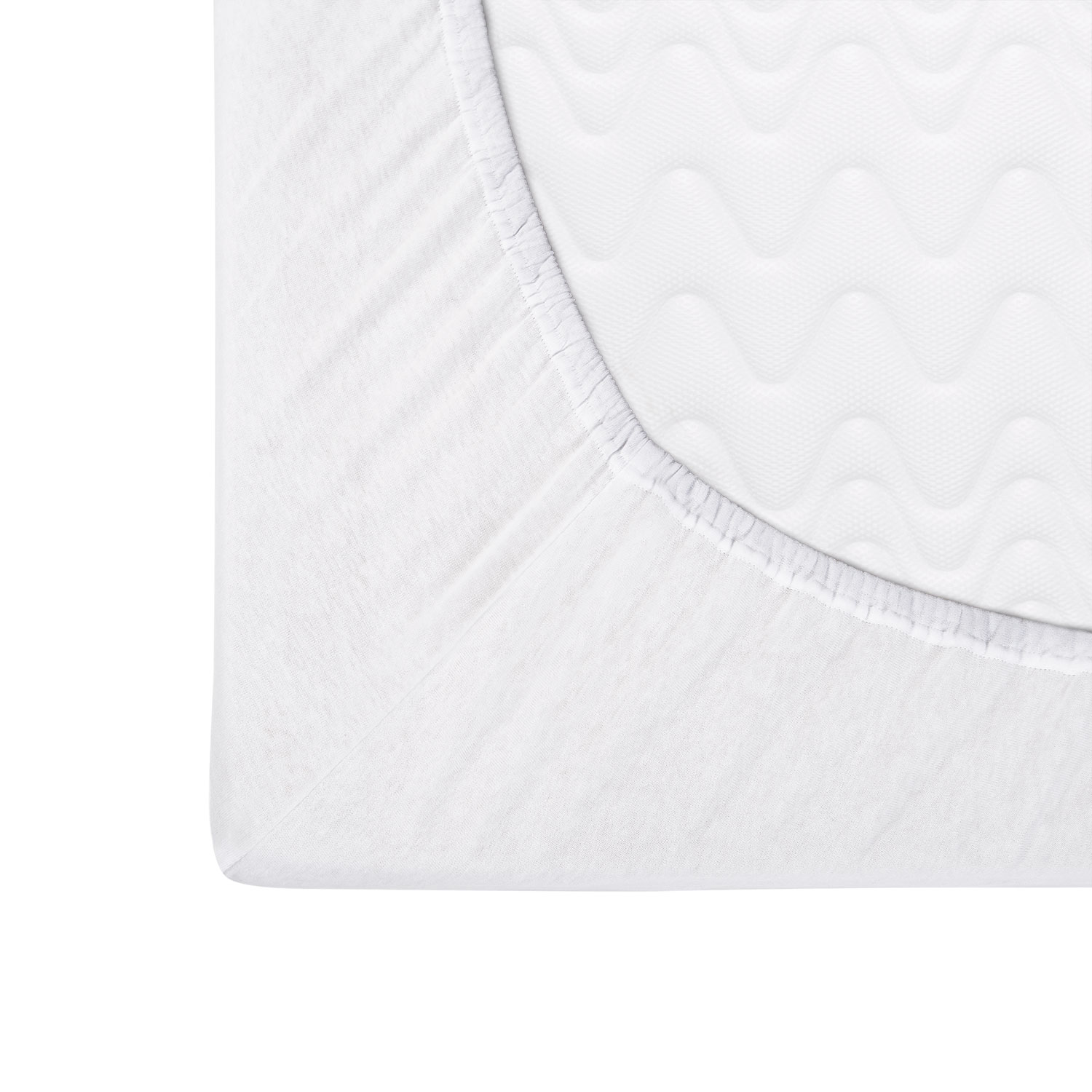 Prześcieradło jersey z gumką 60x120 001 białe Darymex - obrazek 3