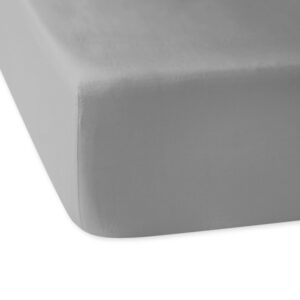 Prześcieradło satynowe z gumką 160x200 popielate 024 Darymex