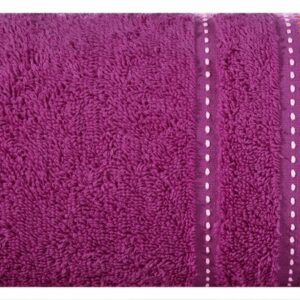 Ręcznik Pola 70x140 14 liliowy frotte 500 g/m2 Eurofirany