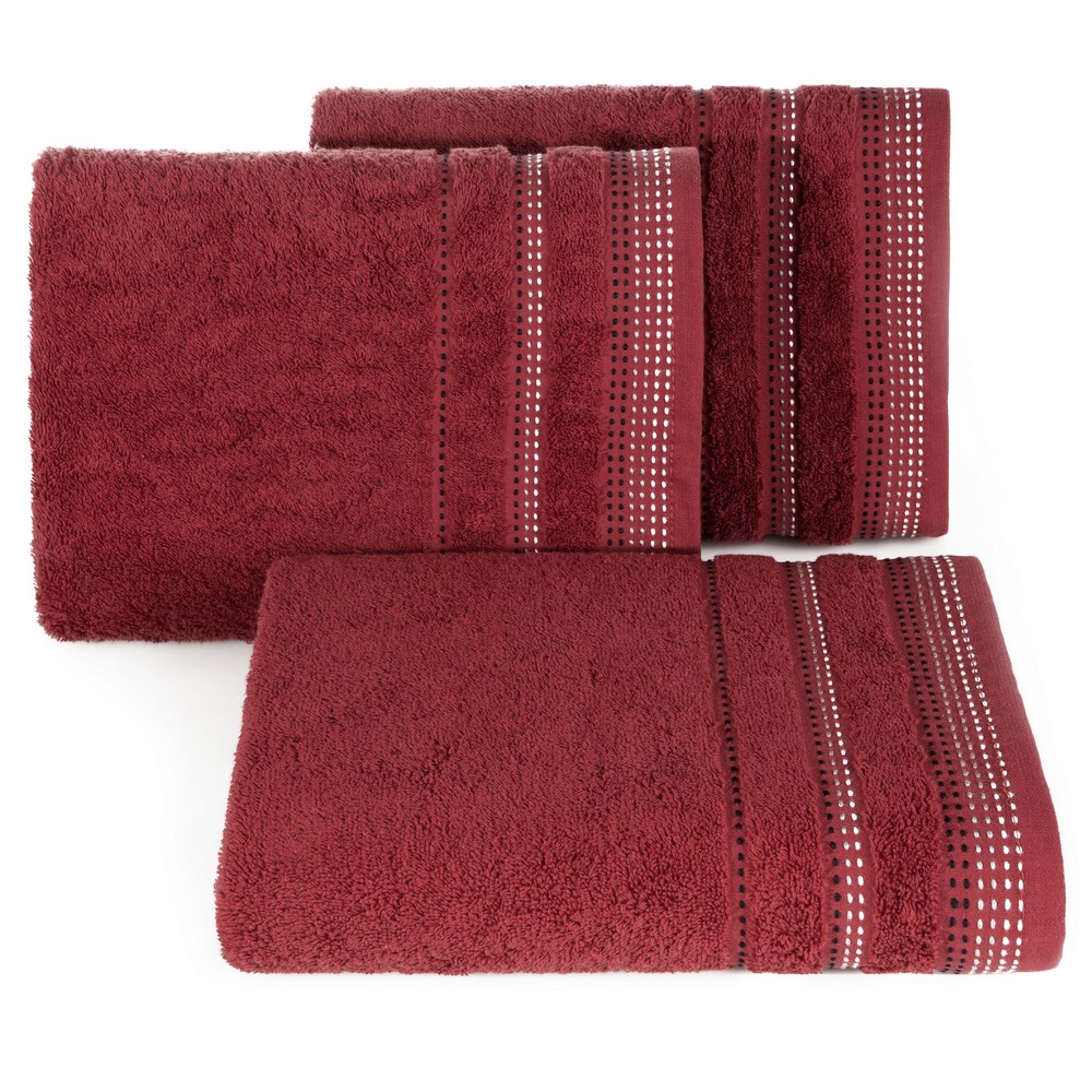 Ręcznik Pola 70x140 20 bordowy frotte 500 g/m2 Eurofirany - obrazek 2