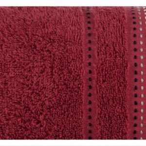 Ręcznik Pola 70x140 20 bordowy frotte 500 g/m2 Eurofirany