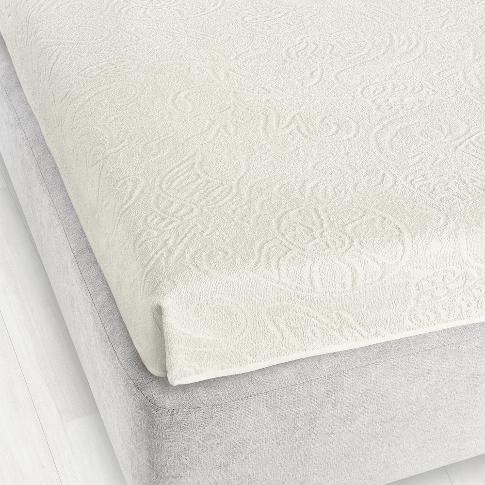 Prześcieradło frotte bez gumki 175x220 ekri K01 5722 Tulipan Zwoltex - obrazek 2