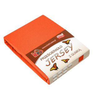 Prześcieradło jersey z gumką 90x200 ugier 052 grube 150g/m2 KARO