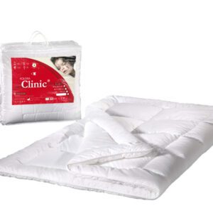 Kołdra antyalergiczna 140x200 Clinic 1,10 kg biała 50% bawełna 50% poliester AMW