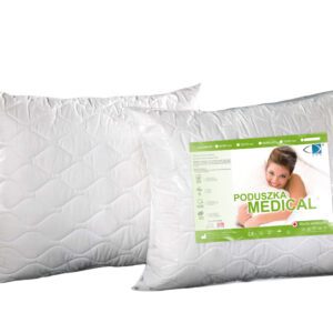 Poduszka antyalergiczna 50x80 Medical z zamkiem biała AMW