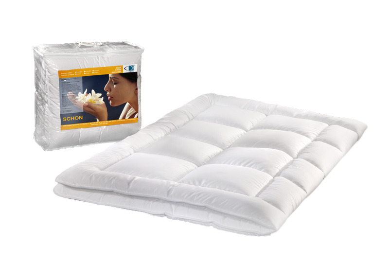 Kołdra antyalergiczna 200x220 Microline Schon biała 1,65 kg 100% mikrofibra AMW