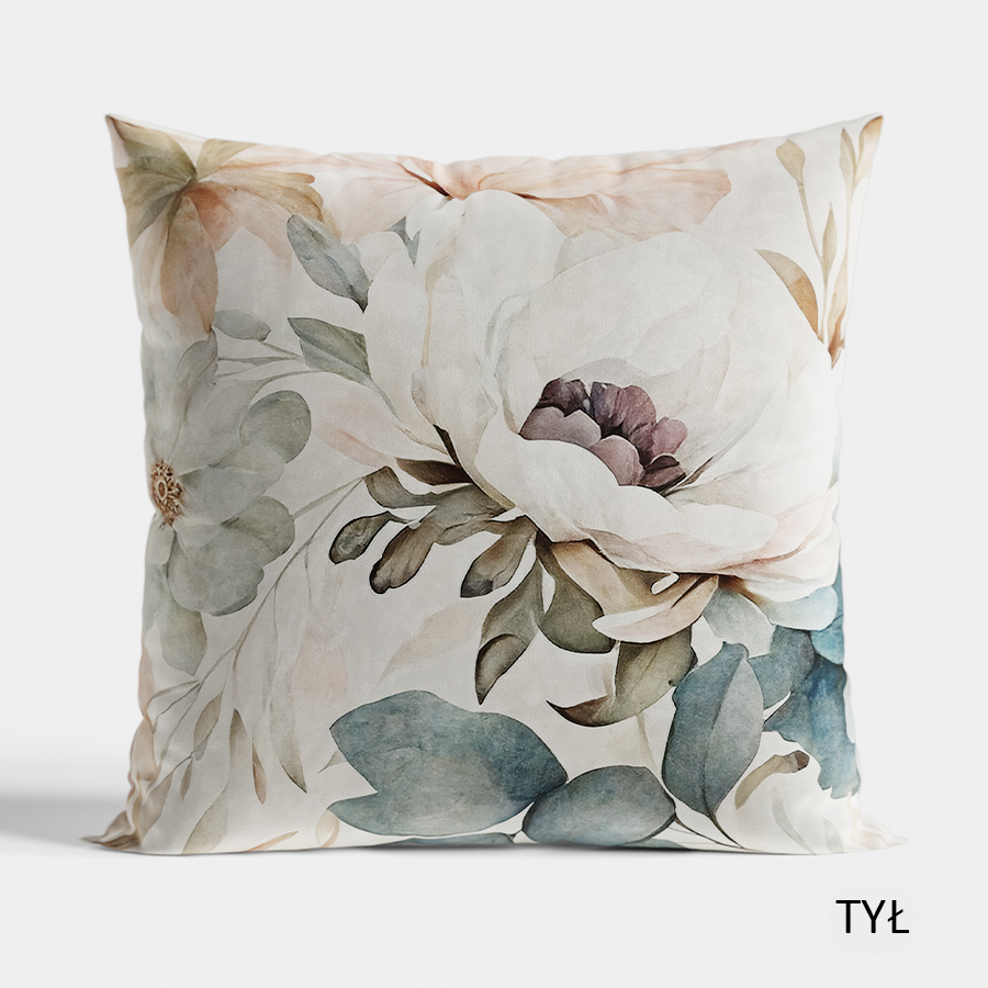 Poszewka dekoracyjna 40x40 Alba Velvet beżowa - obrazek 3