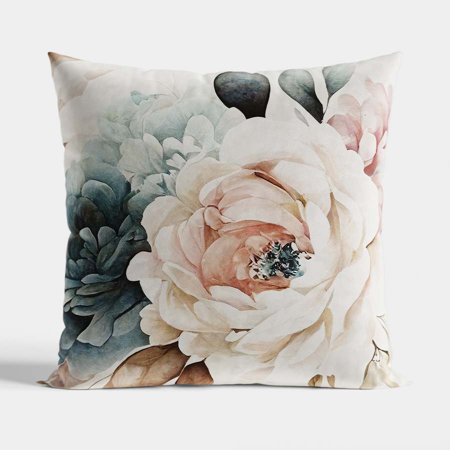 Poszewka dekoracyjna 40x40 Alba Velvet beżowa - obrazek 2