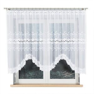 Firana 320x140 Bastia biała żakardowa gotowa 648107/FBL/001/320140/1