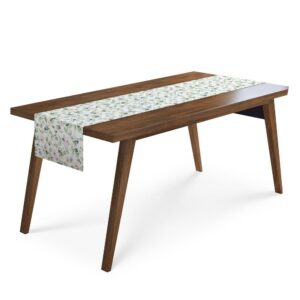Bieżnik obrus 45x140 zielony liście 4272 A Panama 17