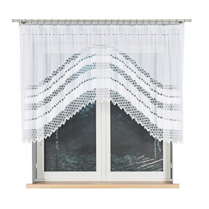 Firana 270x120 Filomena biała żakardowa gotowa