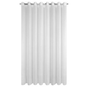 Firana 400x250 Rebecca biała gotowa na przelotkach o strukturze drobnego deszczu Eurofirany