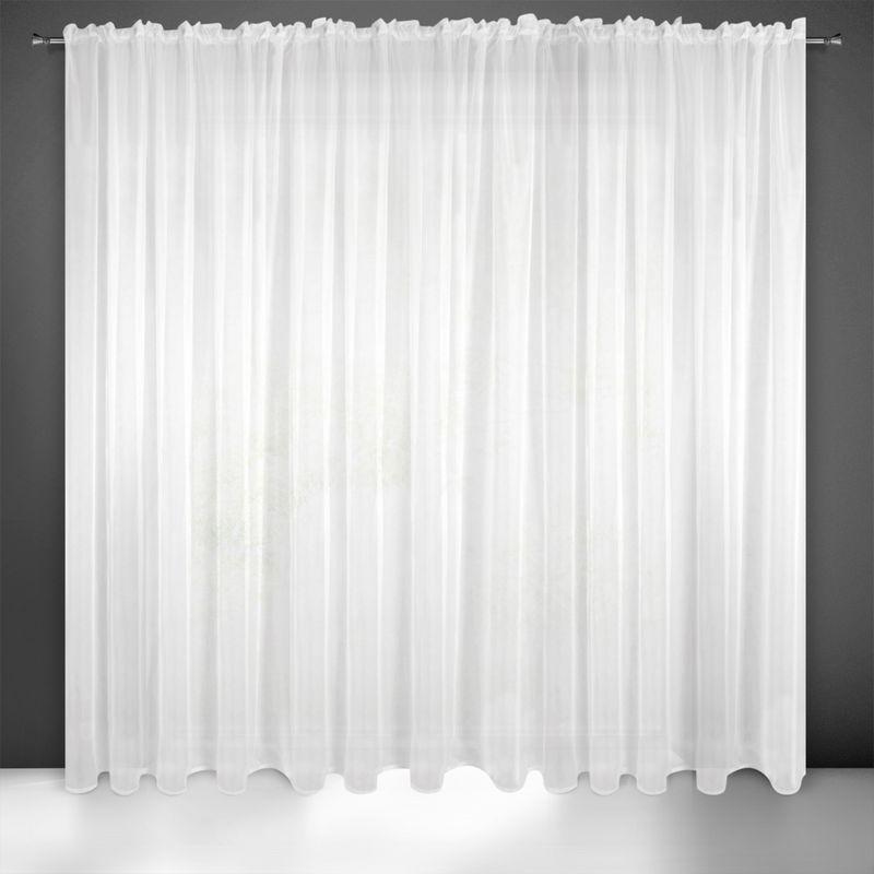 Firana gotowa lucy na taśmie 350x250 cm biały - obrazek 2