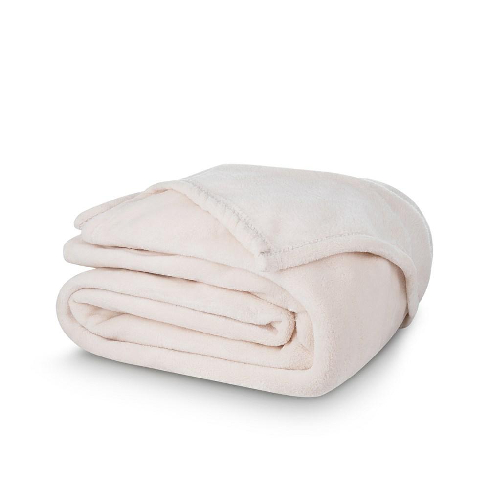 Koc narzuta z mikrofibry 150x200 Coral beżowy