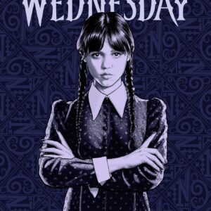 Koc polarowy 100x150 Wednesday fioletowy JF24