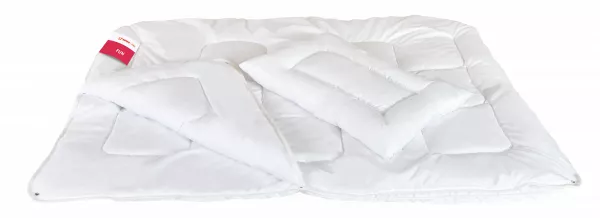 Kołdra dla dzieci 100x135 poduszka 40x60 Fun Cztery Pory Roku 100 % mikrofibra biała Inter Widex - obrazek 2