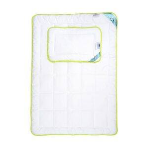 Kołdra antyalergiczna 100x135 + poduszka 40x60 Babies Panda Bamboo 400g+50g komplet dziecięcy biały AMZ
