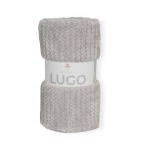 LUGO Koc dekoracyjny, rozmiar 160x200cm, kolor 003 szary