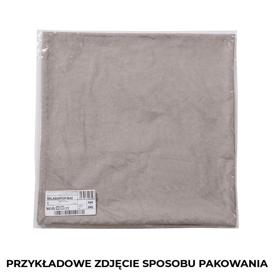 MILAS Poszewka dekoracyjna, 40x40cm, kolor jasny ciepły beżowy - szyta w Polsce MILAS - obrazek 3