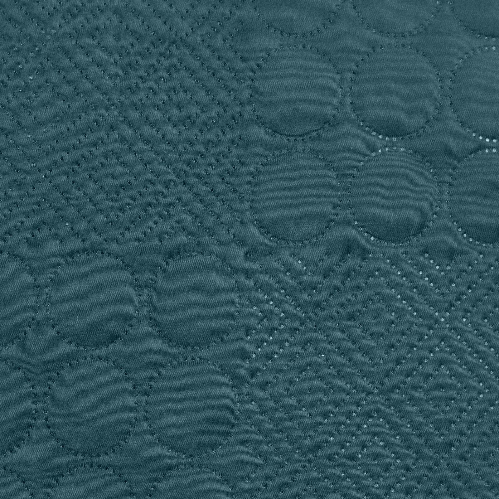 Narzuta dekoracyjna 220x240 Boni 5 turkusowa ciemna geometryczna - obrazek 4
