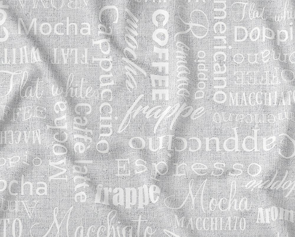 Obrus na stół 140x180 szary coffee 4274 A Panama 17 - obrazek 3