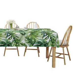 Obrus na stół 140x220 zielony liście 4270 A Panama 17