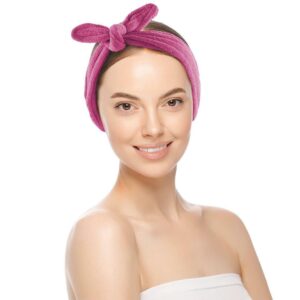 Opaska do włosów kosmetyczna Active fuksjowa