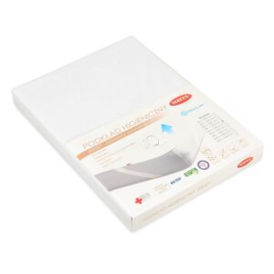 Podkład higieniczny 100x200 jersey biały paroprzepuszczalny wodoodporny nieprzemakalny