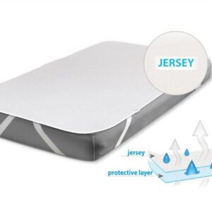 Podkład higieniczny 80x160 jersey biały paroprzepuszczalny wodoodporny nieprzemakalny