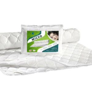 Podkład na materac 120x200 Micro mikrofibra biały AMW