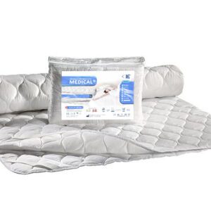 Podkład na materac antyalergiczny 80x200 Medical biały z gumką AMW