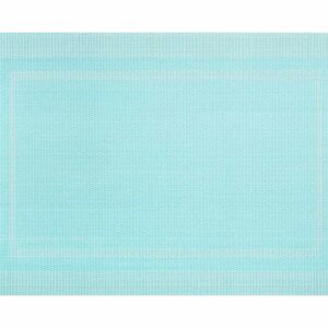 Podkładka na stół 30x45 Americano turkusowa dekoracyjna pod talerze dwustronna wodoodporna